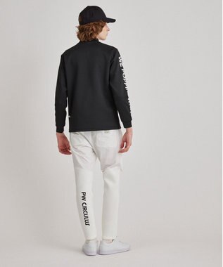 PW CIRCULUS 【ストレッチ / 快適 / 一枚でサマになる】【MEN】NEW ロゴモック T ブラック系