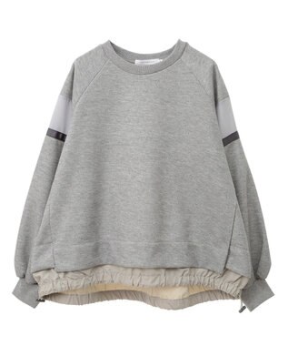 AMERICAN HOLIC ドロストライン切替ポンチプルオーバー Light Gray Mixture