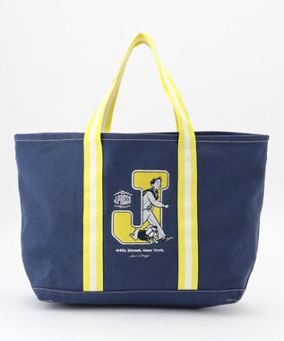 J.PRESS MEN 【AaronChang】【UNISEX】アイビー トートバッグ ネイビー系