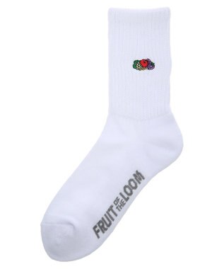 Green Parks ■ＦＲＵＩＴ　ＯＦ　ＴＨＥ　ＬＯＯＭ　刺繍３ＰソックスＡ Mix