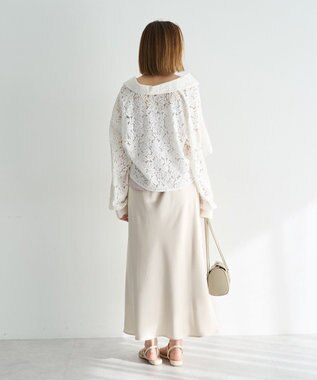YECCA VECCA [2SET]キャミレイヤードレースシャツ Off White