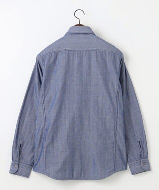 JOSEPH ABBOUD 【25SS・2WAY】リバーシブルシャツ サックスブルー系