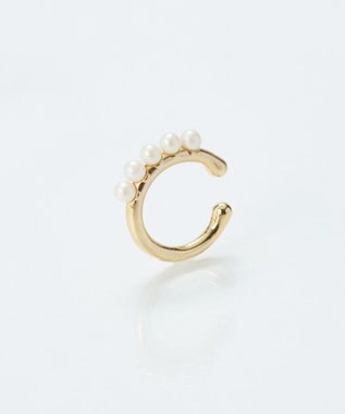 Phoebe 【金属アレルギー対応】パールフローイヤーカフ　ゴールド/ニッケルフリー ゴールド