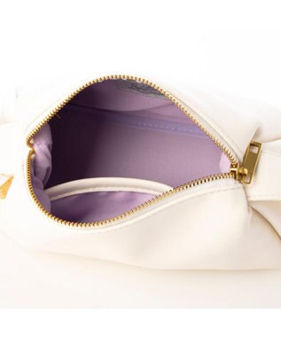 UNBILLION 【テレビ ドラマ着用アイテム】カシュカシュ cachecache / 合成皮革横長ショルダー アイボリー