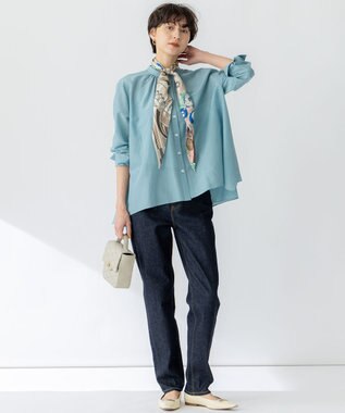 23区 【洗える】23区DENIM ボーイズテーパード パンツ ネイビー系