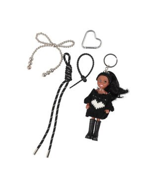 UNBILLION カシュカシュ cachecache / ドールジャラジャラチャーム ブラックアソート