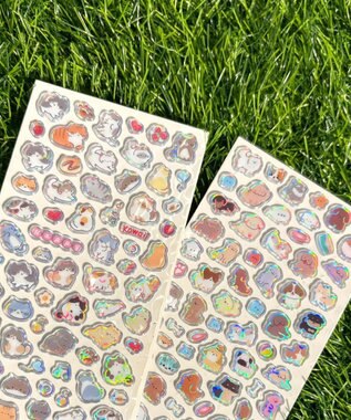 WEGO 【シール】ちびねこちゃんステッカー 柄1