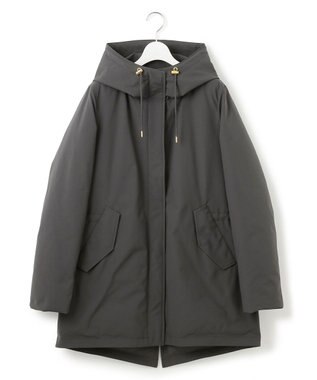 23区 L 【一部店舗限定/滝沢眞規子さん着用/撥水加工】ミリタリー フーデット ダウンコート グレー系