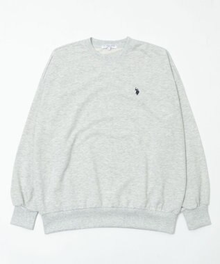 WEGO 【WEB限定/ユニセックス着用ITEM】別注USPOLOワンポイントPO 杢グレー