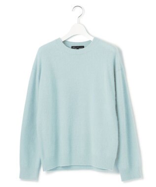23区 ヘアリー ニット スカイブルー系