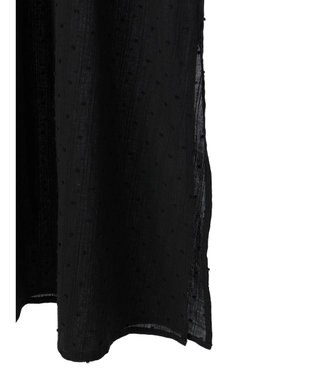 earth music&ecology ドットドビーワンピース Black