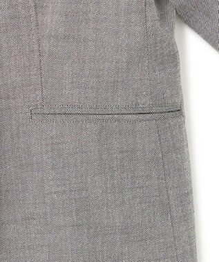23区 L 【セットアップ対応】スラブツイードストレッチ ジャケット グレー系