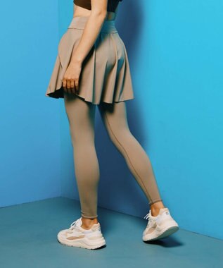 San-ai Resort（三愛水着楽園） 【水陸両用】　スカート付きレギンスM・L　【Reir（レイール）】 ベージュ