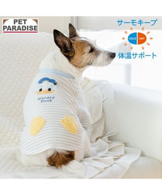 PET PARADISE ディズニー ドナルドダック サーモキープ お顔Tシャツ 小型犬
