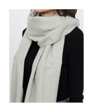 UNBILLION カシュネ cache nez / ツイル無地ストール グリーン