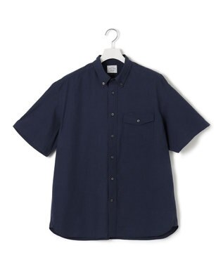 J.PRESS YORK STREET 【UNISEX】タイプライター ワッシャーシャツ/B.D ネイビー系