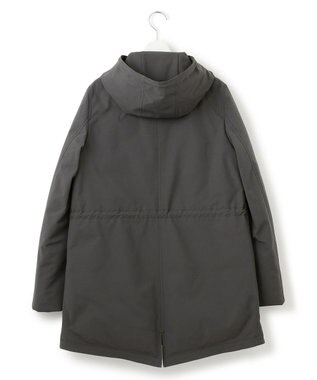 23区 L 【一部店舗限定/滝沢眞規子さん着用/撥水加工】ミリタリー フーデット ダウンコート グレー系