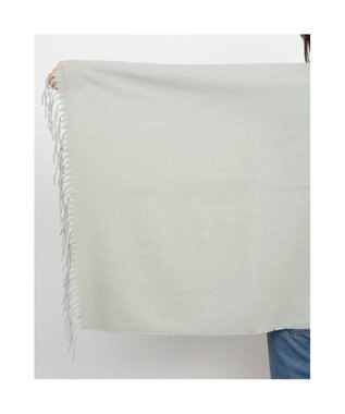 UNBILLION カシュネ cache nez / ツイル無地ストール グリーン