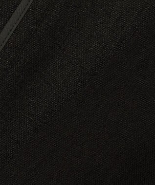 23区 【洗える/セットアップ対応】アイアスマットストレッチ ノーカラー ジャケット ブラック系