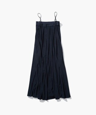 ATON MICRO COTTON PILE | ビスチェドレス NAVY