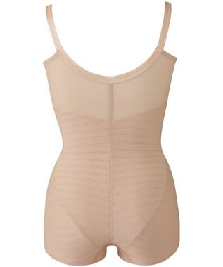 Wing ボディスーツ しっかりした着用感 しっかりおなか押さえ 背中・ウエスト・ヒップサポート NA3639 ウイング／ワコール シナモンブラウン