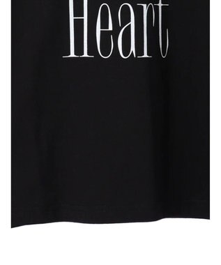 Green Parks ・Ｐｅｔｉｔ　Ｆｌｅｕｒ　ロゴｐｔフレアスリーブロンＴ Black