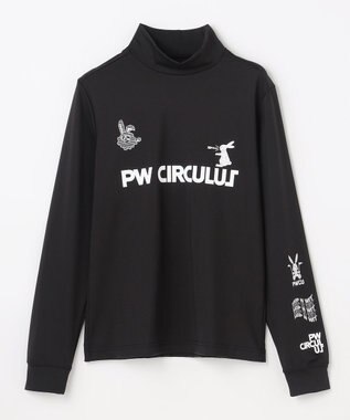 【吸水速乾 / UV遮蔽率99.5% UVカット / ストレッチ】【WOMEN】ラビットグラフィック ロングスリーブモックT ゴルフウェア レディース