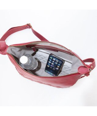 UNBILLION アトランタ ATLANTA / 牛革メッシュショルダー レッド