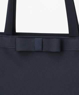 組曲 NOIR 【A4サイズ収納可】トートバッグ横長大 ネイビー系