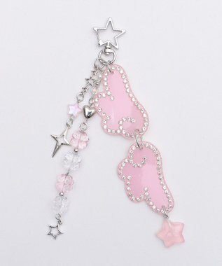 WEGO ANGELビーズセットキーホルダー ライトピンク