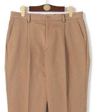 J.PRESS MEN パウダー ピケストレッチパンツ ベージュ系