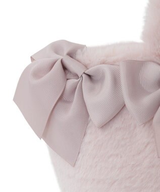 Maison de FLEUR ピンクマニア2Wayファーリボンバッグ Light Pink