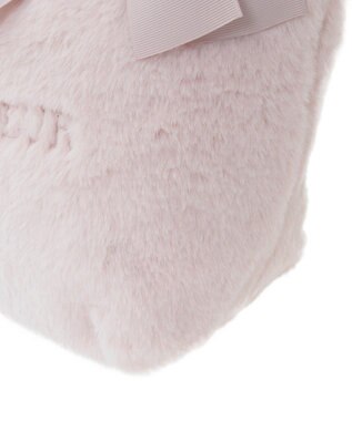 Maison de FLEUR ピンクマニア2Wayファーリボンバッグ Light Pink