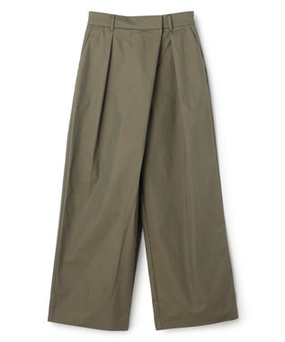 UNFILO L アシンメトリー ラップパンツ カーキ