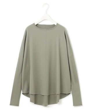 ICB 【洗える】 ヴィスコースワイド プルオーバー モスグリーン系