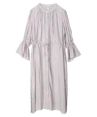 earth music&ecology マルチストライプワンピース Off White