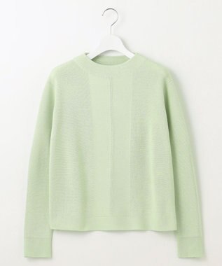 J.PRESS LADIES 【洗える】CLEAR COTTON BLEND ボトルネック ニット ミント系