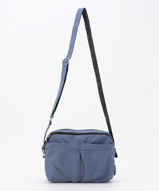 LA BAGAGERIE 【MONICA】フロントポケットショルダーバッグ ダークブルー