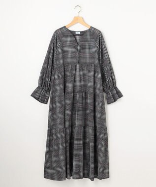 組曲 ライトトロピカル ワンピース ブラック系3