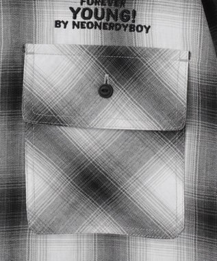 WEGO 【ユニセックス着用ITEM】グラフィックオンブレチェックシャツ（LS） 柄2