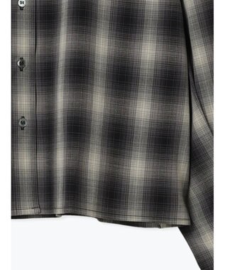 Te chichi チェックショートシャツ（セットアップ可）《2025Autumn catalog item》 ブラック