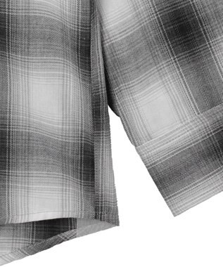 WEGO 【ユニセックス着用ITEM】グラフィックオンブレチェックシャツ（LS） 柄2