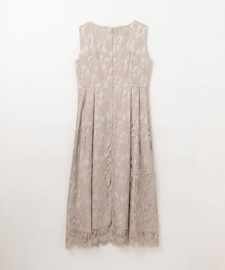 GRACE CONTINENTAL リバーレースタックドレス ベージュ