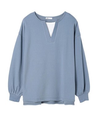 CRAFT STANDARD BOUTIQUE 　裏毛レイヤード風プルオーバー