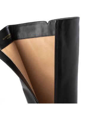 Riz raffinee <Riz raffinee>スクエアトゥプレーンロングブーツ ブラック