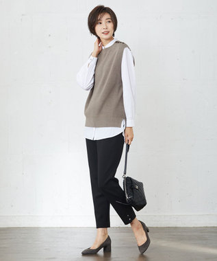 洗える】DRALON MERINO ニットベスト / J.PRESS LADIES | ファッション