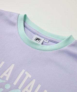 OP／FILA 【FILA】Tシャツ＋ハーフパンツ　セットアップ ラベンダー