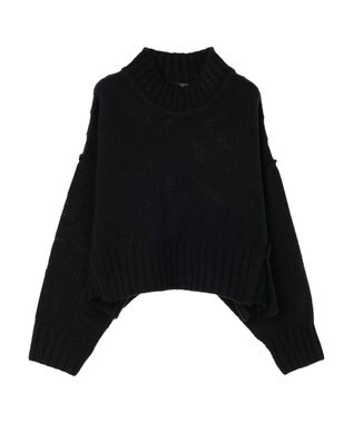 Green Parks ・ＳＵＧＡＲ　ＳＰＯＯＮ　ハイネックショートニット Black