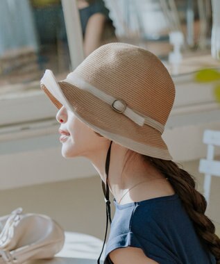 MOONBAT 【遮光98%以上/UPF50＋/UVカット】洗えるペーパーブレードベルト巻ダウン 手洗いOK/サイズ調整可能/抗菌防臭加工 オフホワイト