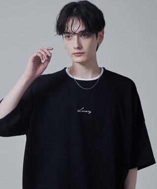 WEGO フクレジャガードフェイクレイヤードT（S） ブラック